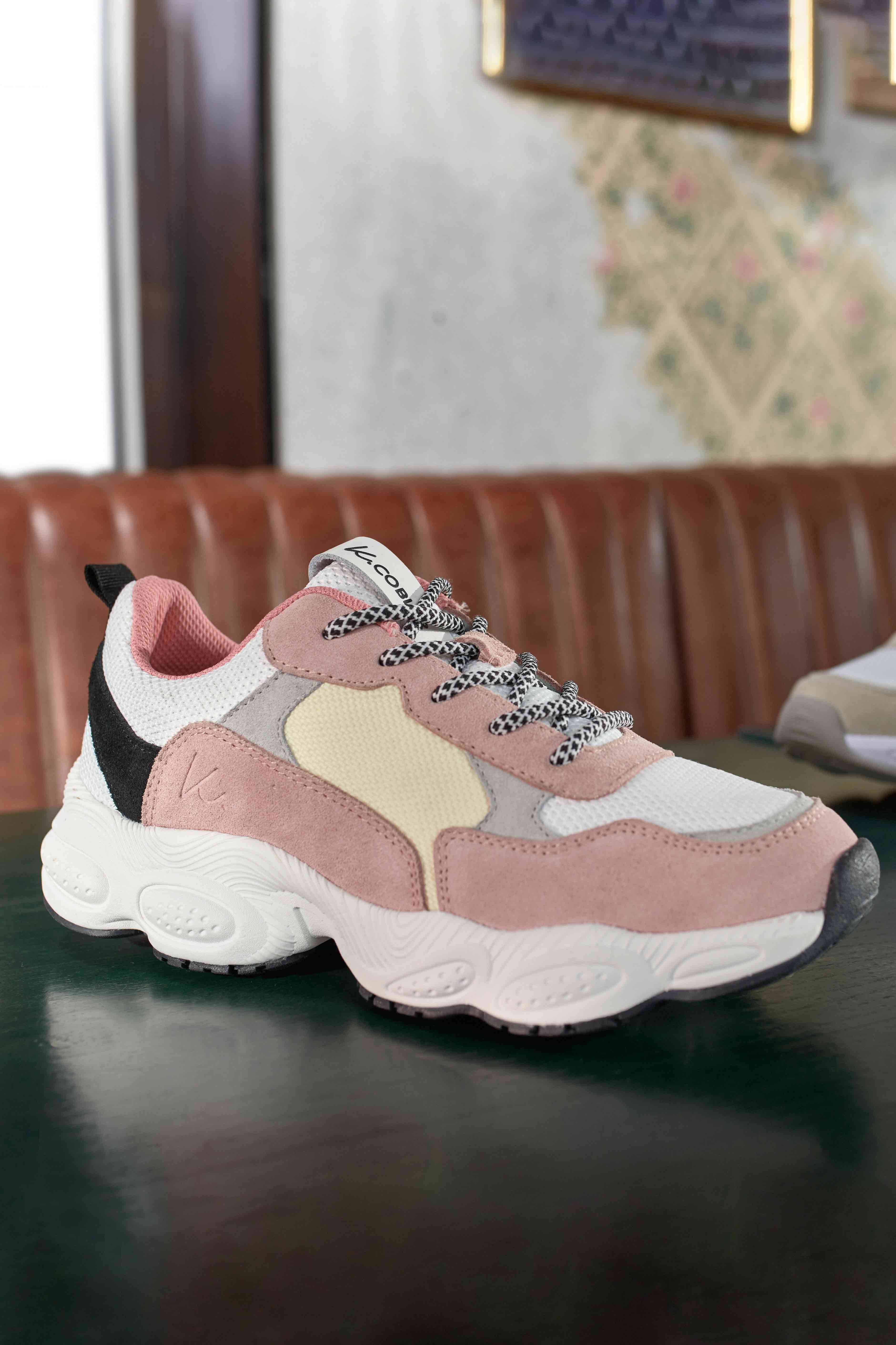 tan chunky sneakers