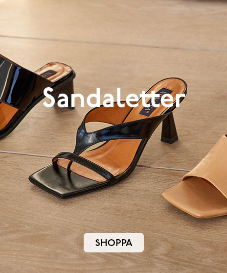 Shoppa sommarens trendigaste sandaletter för dam hos Scorett