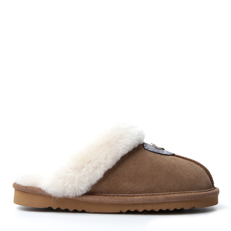Edmonton Slippers Brown Canada Snow