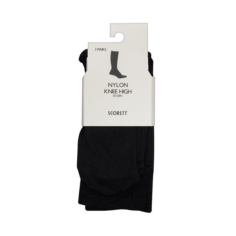 Product Image for Nylon Knee High 50 Den 3-pack