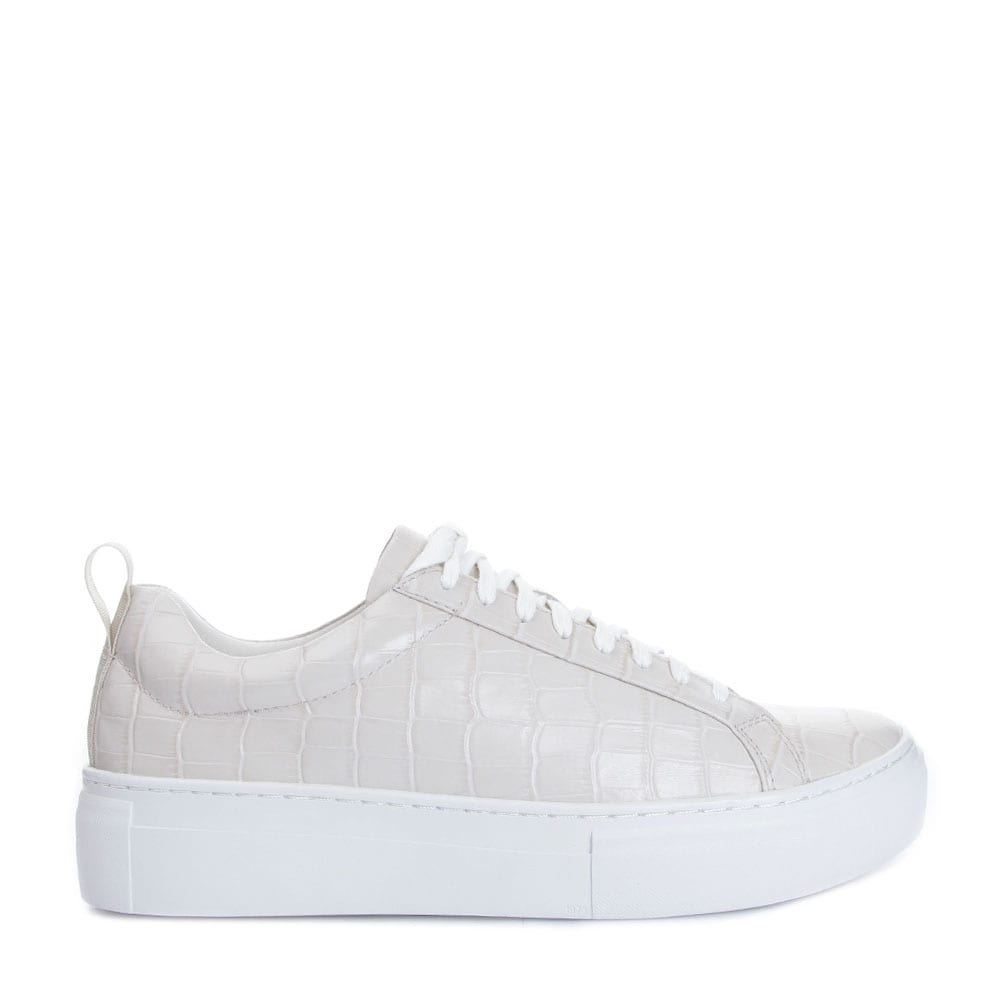 Zoe Platform Sneakers Croco