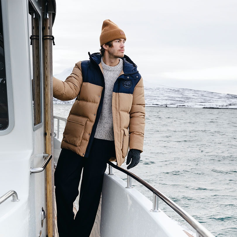 Neil Puffer Jacket Beige