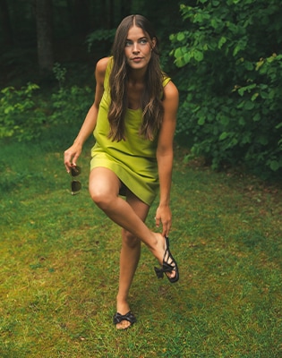 Bruna sommarskor