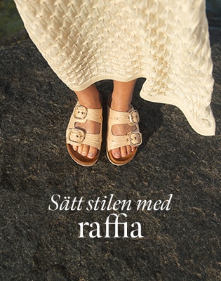 Sätt stilen med raffia