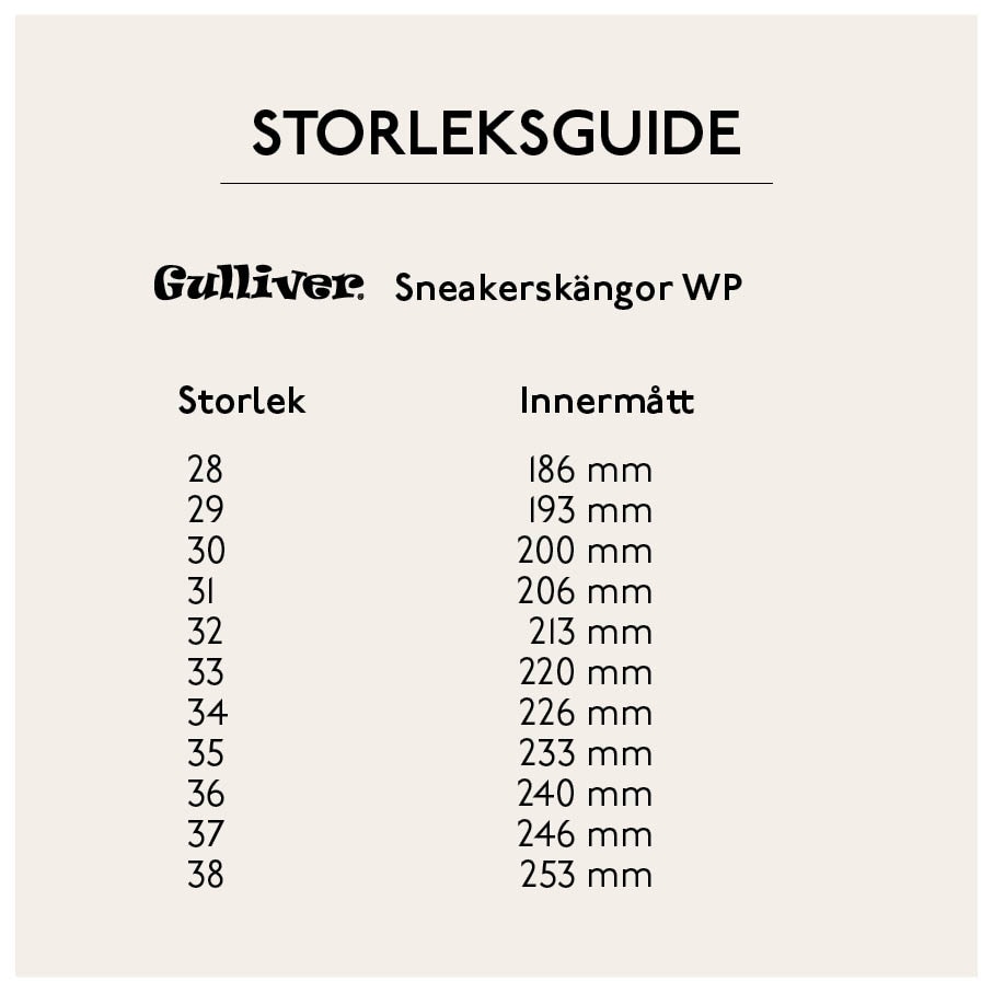 435-2142 Sneakerskängor Jr.WP