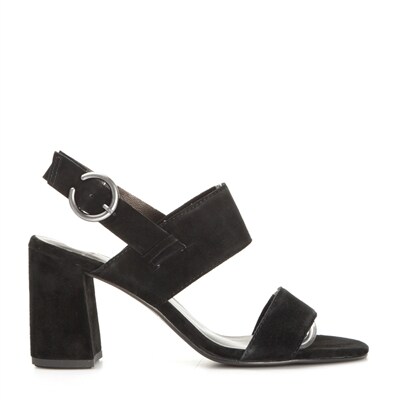 SUMMERSHOP Scorett.se Dasia Orchid Black Svarta sandaletter med hälrem Damskor