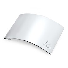 Metallplatta silver (1 par)